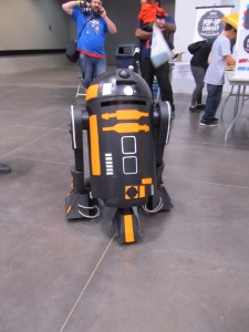 R2-D2 ... A young boy was inside this and drove it around!!