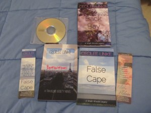 CD with PDFs of all their books, three paperbacks written by Cecilee