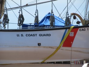 Part of the USCGC Eagle, one of the first ships that Daddy sailed on!