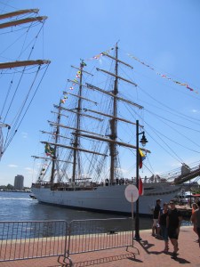 The Brazilian vessel "Cisne Branco"