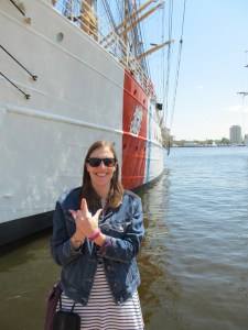 Dropping the AST anchor in front of the Eagle!