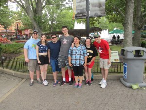 The whole gang! L to R: Al, Laura Beth, Brian, Justin, Heaven, Katie, and Mike.