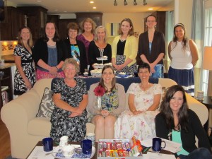 Group photo! This was the best idea ever. Top Row, L to R: Amber, Katie, Debbie D., Kathy, Lucy, Emily, Melissa, and Liz. Bottom Row: Debbie V., LB, Karen, and Lane.