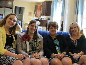 L to R: Emily, LB, Debbie D., and Lucy.