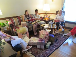 Our future guest room has a travel / passport theme. Val, who is British, thought it was appropriate to gift the Union Jack pillow!