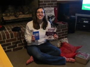 Heaven gave Laura Beth two things: A book about blogging and writing, and a journal!