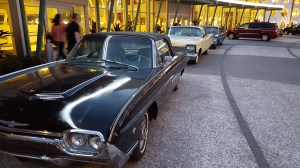 They had these classic cars permanently parked outside the resort.