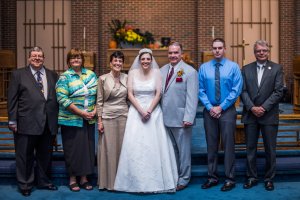 My family. L to R: Uncle Richard, Auntie Marn, Mom, LB, Dad, Cousin Ryan, and Uncle Butch.