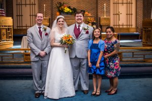 L to R: Nick, LB, Al, Mia (future niece), and Savy (future sister-in-law).